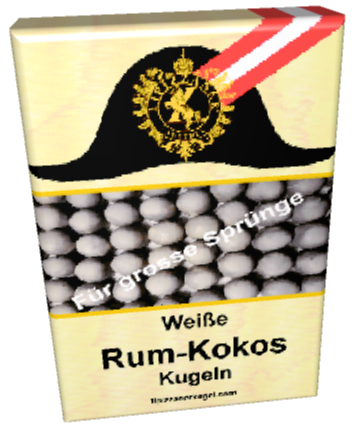 Lipizzaner Rum Kokos Kugel